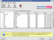 Linux Data Recovery Software screenshot